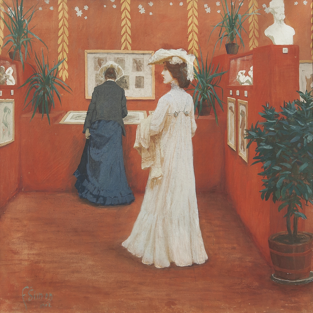 La Visite de l'exposition Rodin à Prague
1902